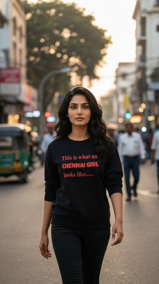 This Is What a Chennai Girl Looks Like – Statement Sweatshirt