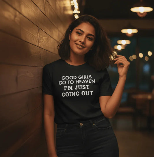 Good Girls Go to Heaven Tee - TRESSNY