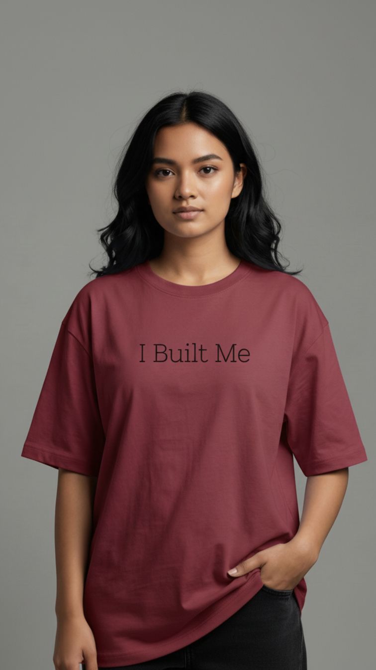 Custom Text Oversized T-Shirt – Personalized Tee