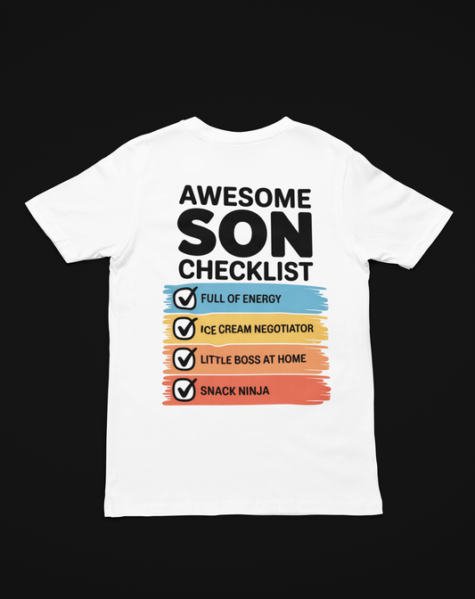 Awesome Son T-Shirt | 100% Cotton | Bio-Washed | Soft, Breathable & Durable