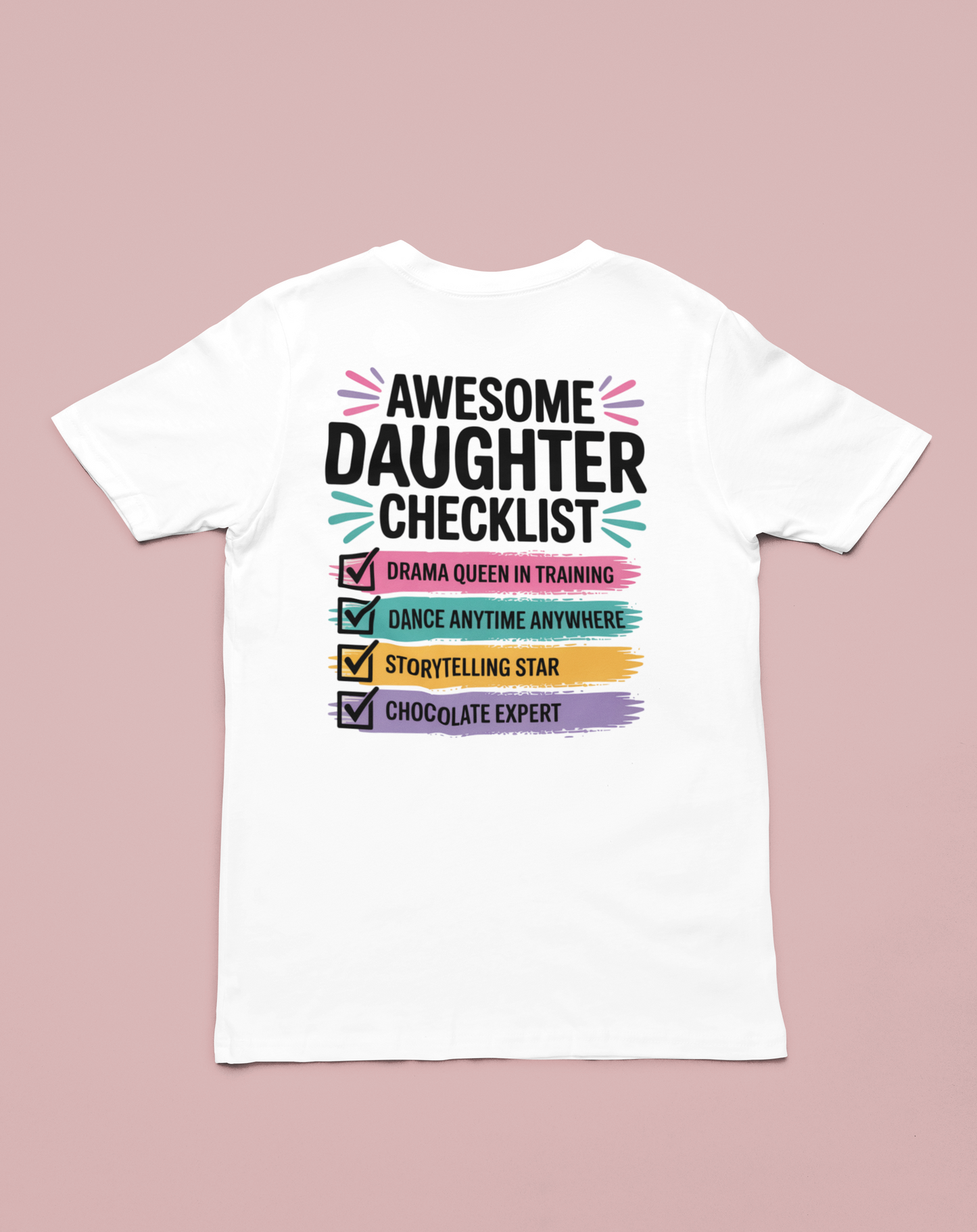 Awesome DaughterT-Shirt | 100% Cotton | Bio-Washed | Soft, Breathable & Durable
