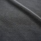 Close-up of dark gray fabric with a subtle texture