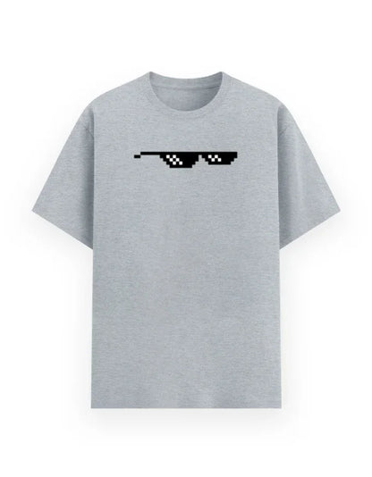 Deal With It Pixel Shades Tee - TRESSNY