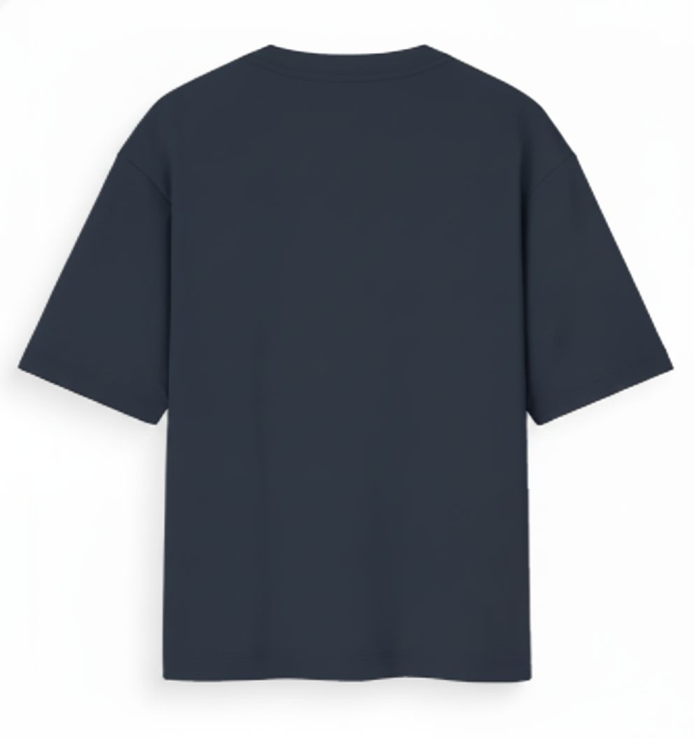 OK BOOMER – Unisex Oversized Navy Graphic Tee