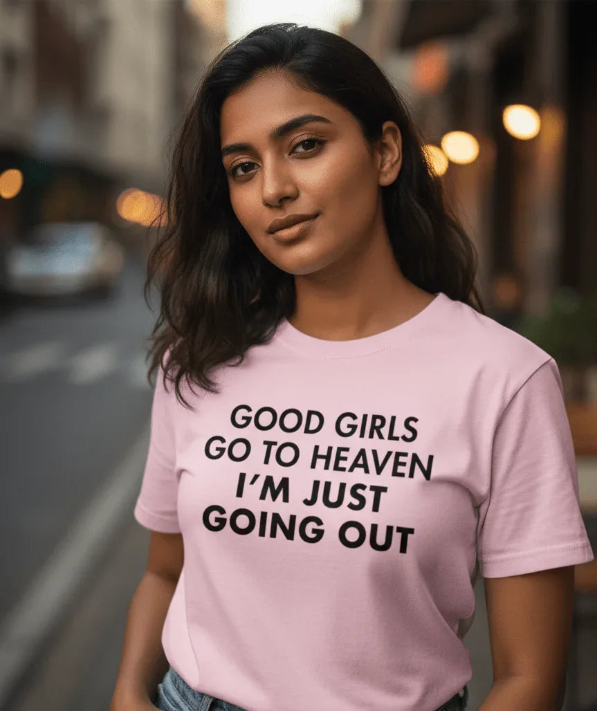 Good Girls Go To Heaven Tee - TRESSNY