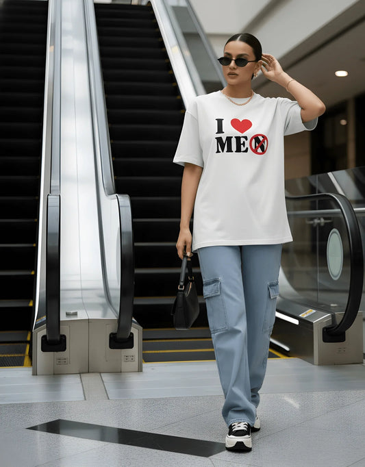 I Love Me Oversized Tee - TRESSNY