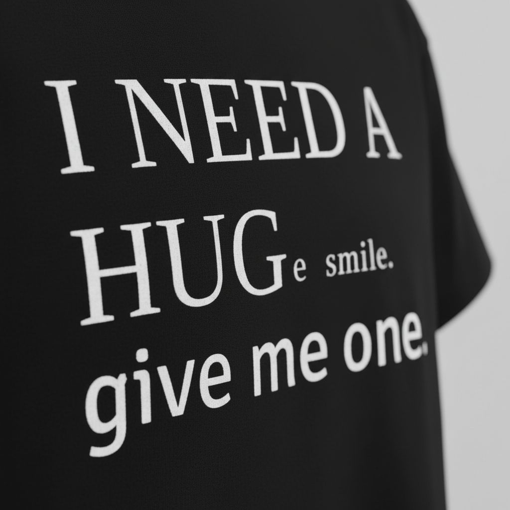 I need a huge smile tee close text – TRESSNY