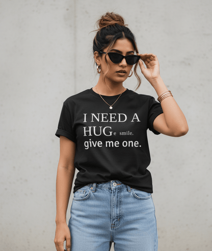 I Need A Huge Smile Tee - TRESSNY - v-8B2m1CSCaVZV1cAMMxYpub3UqwLb93M=