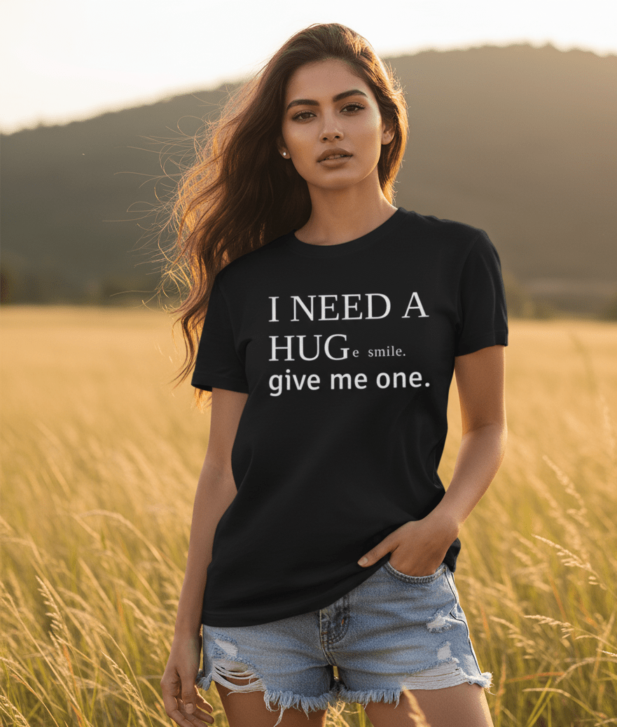 I Need A Huge Smile Tee - TRESSNY - v-8B2m1CSCaVZV1cAMMxYpub3UqwLb93M=