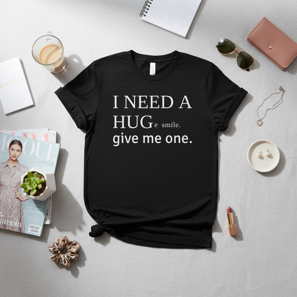 I need a huge smile tee with props – TRESSNY
