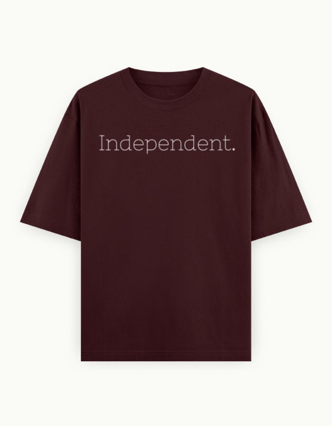 Independent Oversized Tee - TRESSNY - v-8B2m1CSCaVZV1McLNRcpub3frQnc8Xc=