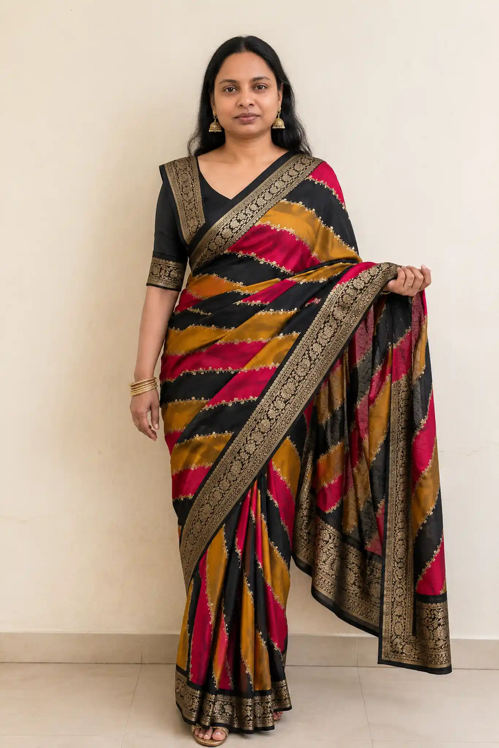 Paithani Soft Silk Digital Design Saree for Party Wear - Saree Front | Women Fashion India