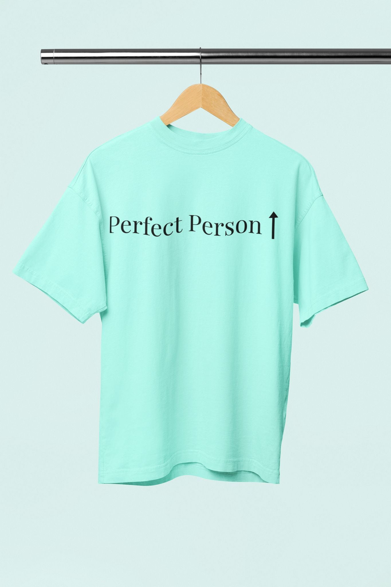 Perfect Person Oversized Cotton T-Shirt  for Women| Heavyweight 240 GSM