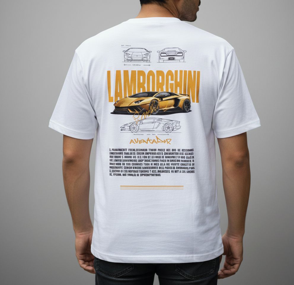 Porsche car blueprint graphic tee men – TRESSNY