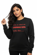 TRESSNY-Chennai-Girl-Sweatshirt-Black-Front-Closeup