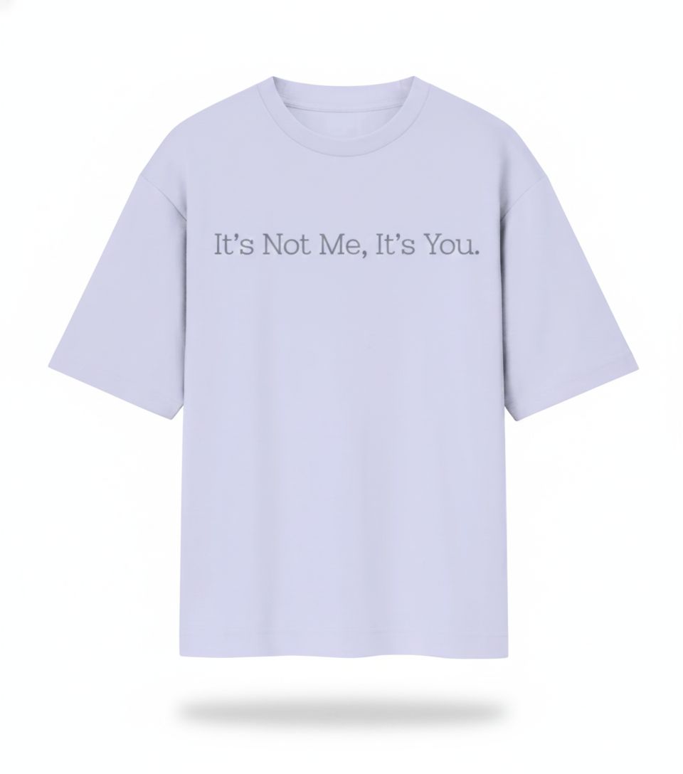 Corporate humor oversized T-shirt front – TRESSNY
