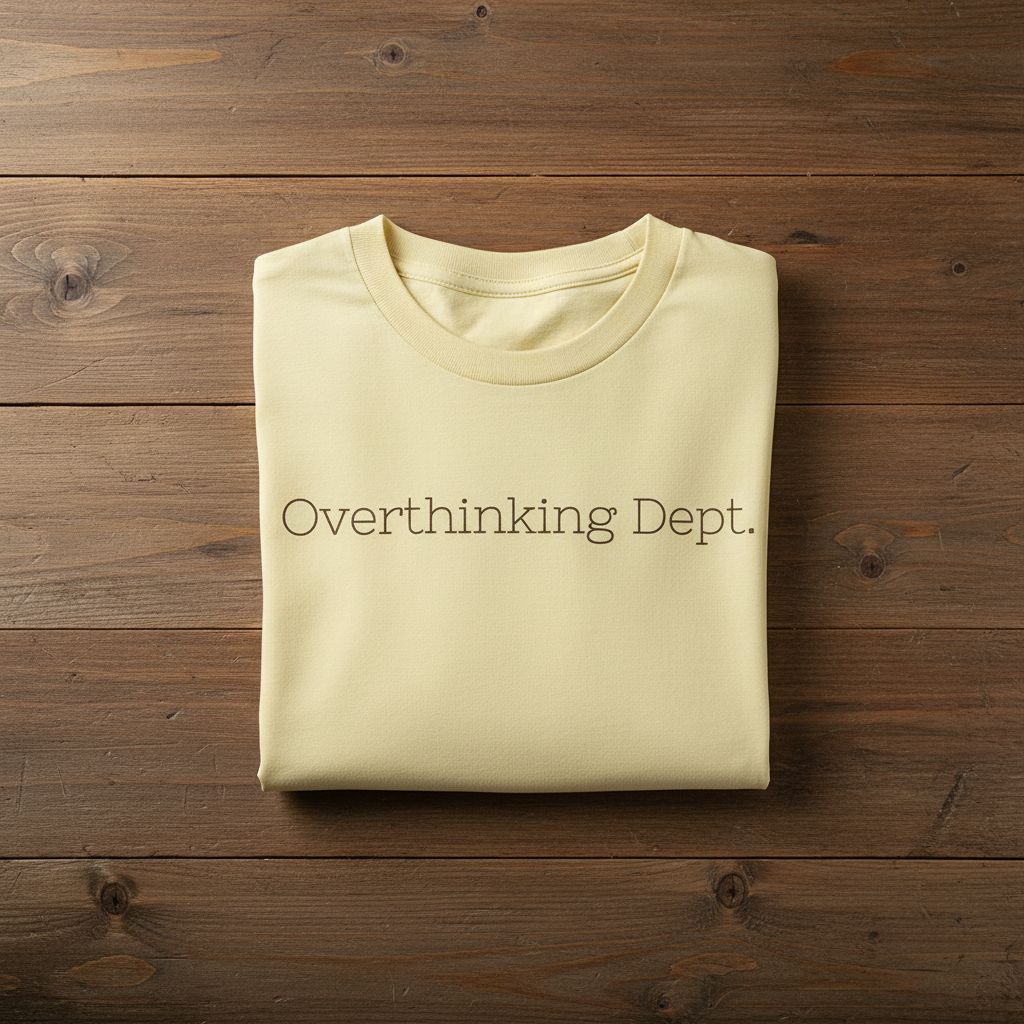 Overthinking Dept. – Oversized Tee