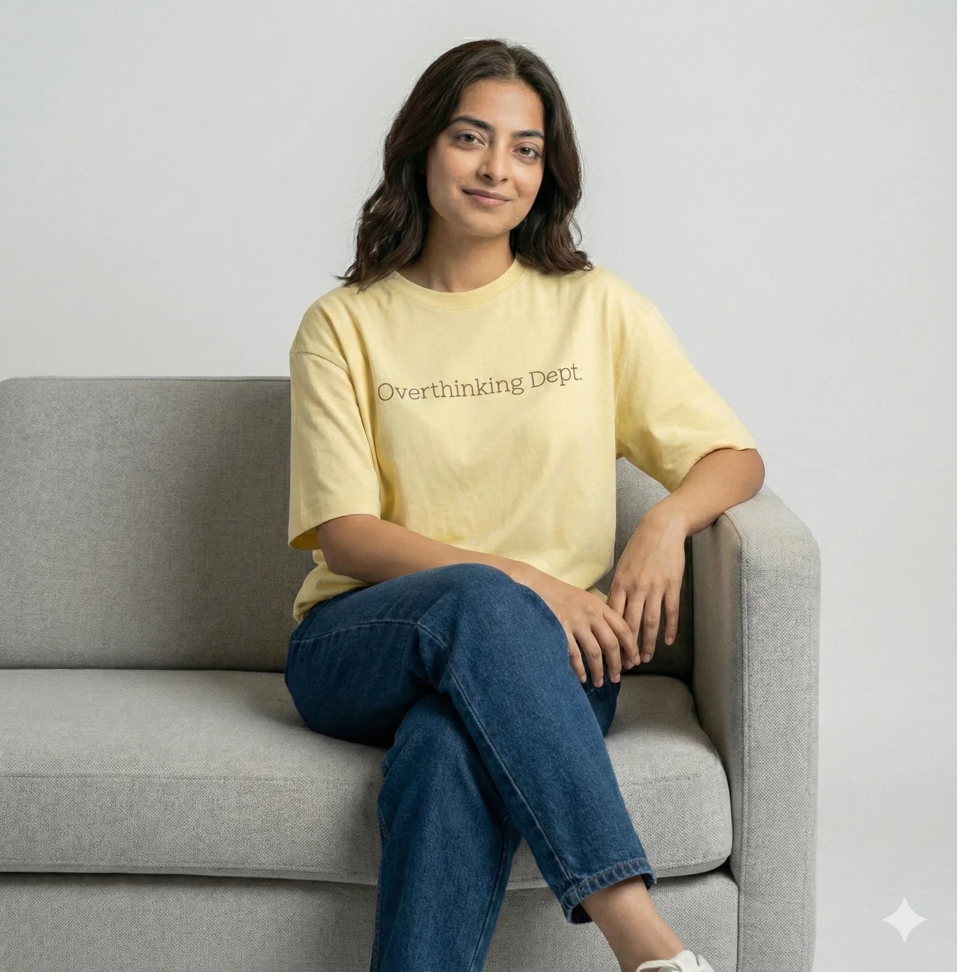 Overthinking Dept. – Oversized Tee - TRESSNY