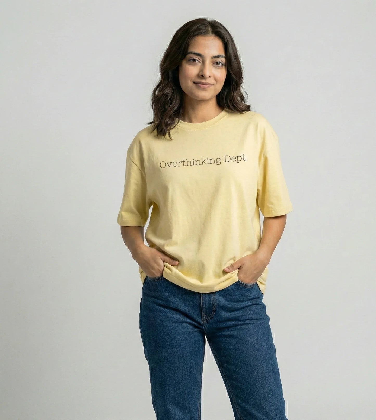 Overthinking Dept. – Oversized Tee - TRESSNY