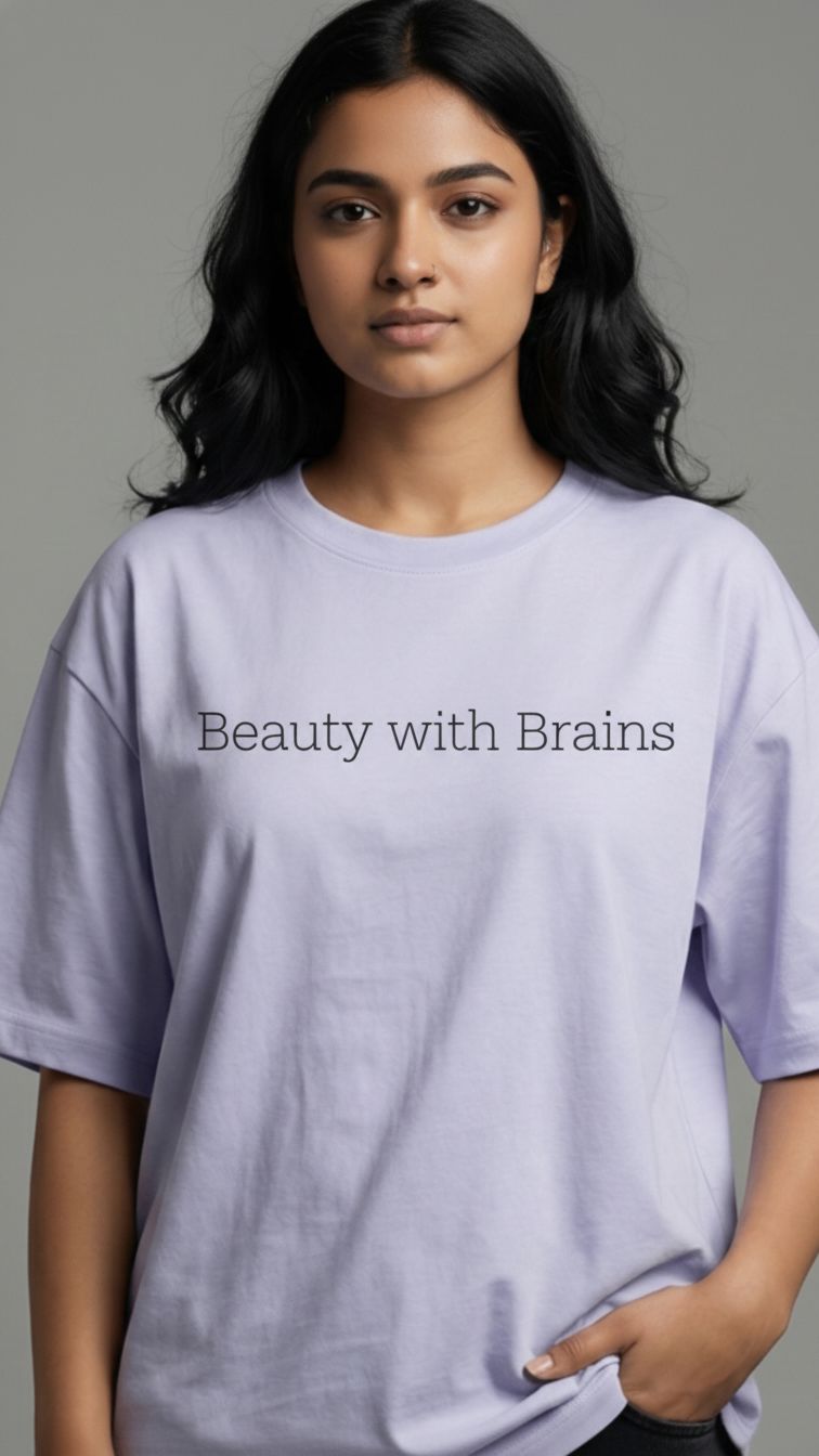 Custom Text Oversized T-Shirt – Personalized Tee