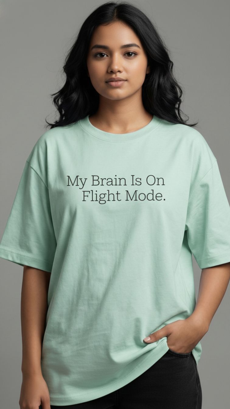 Custom Text Oversized T-Shirt – Personalized Tee