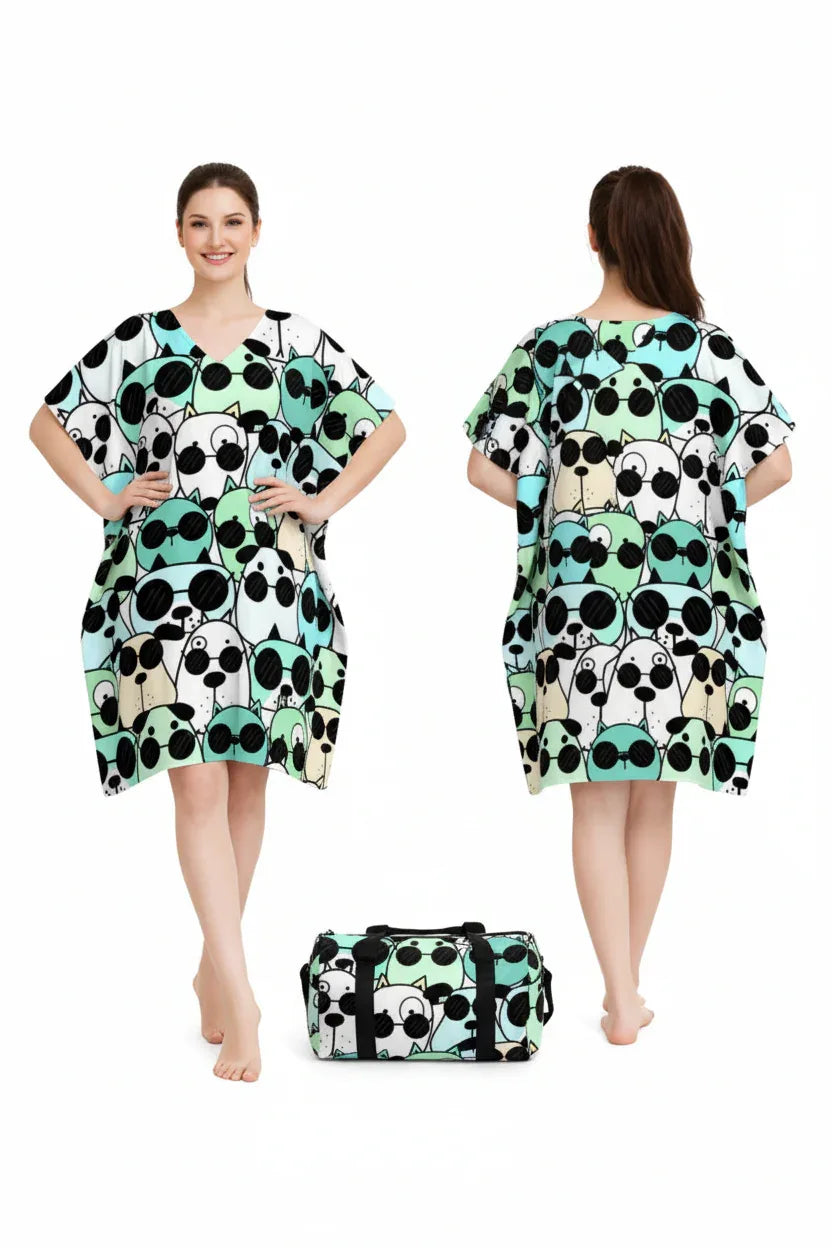 TRESSNY-Dog-Print-Kaftan-White-Hero