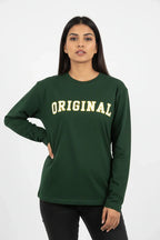 TRESSNY-Original-Full-Sleeve-Tee-Bottle-Green-Front-Detail