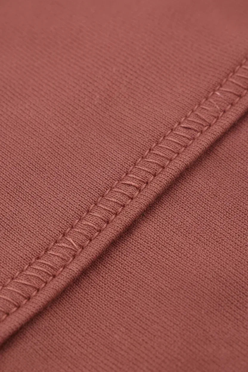 TRESSNY-Unbothered-Tee-Coral-Fabric-Detail