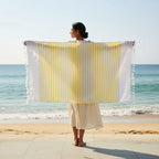 Ultra-fast dry towel yellow beach lifestyle – TRESSNY