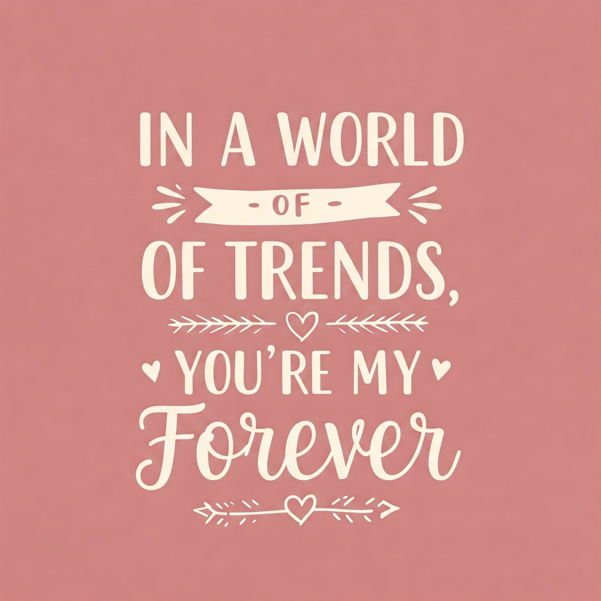 You're My Forever| Unisex Round Neck T-shirt | 100% Cotton | Bio - Washed | Breathable & Durable - TRESSNY - MRnHs - Nb - S - InAworldoftrendsDesign - Fr - dtf